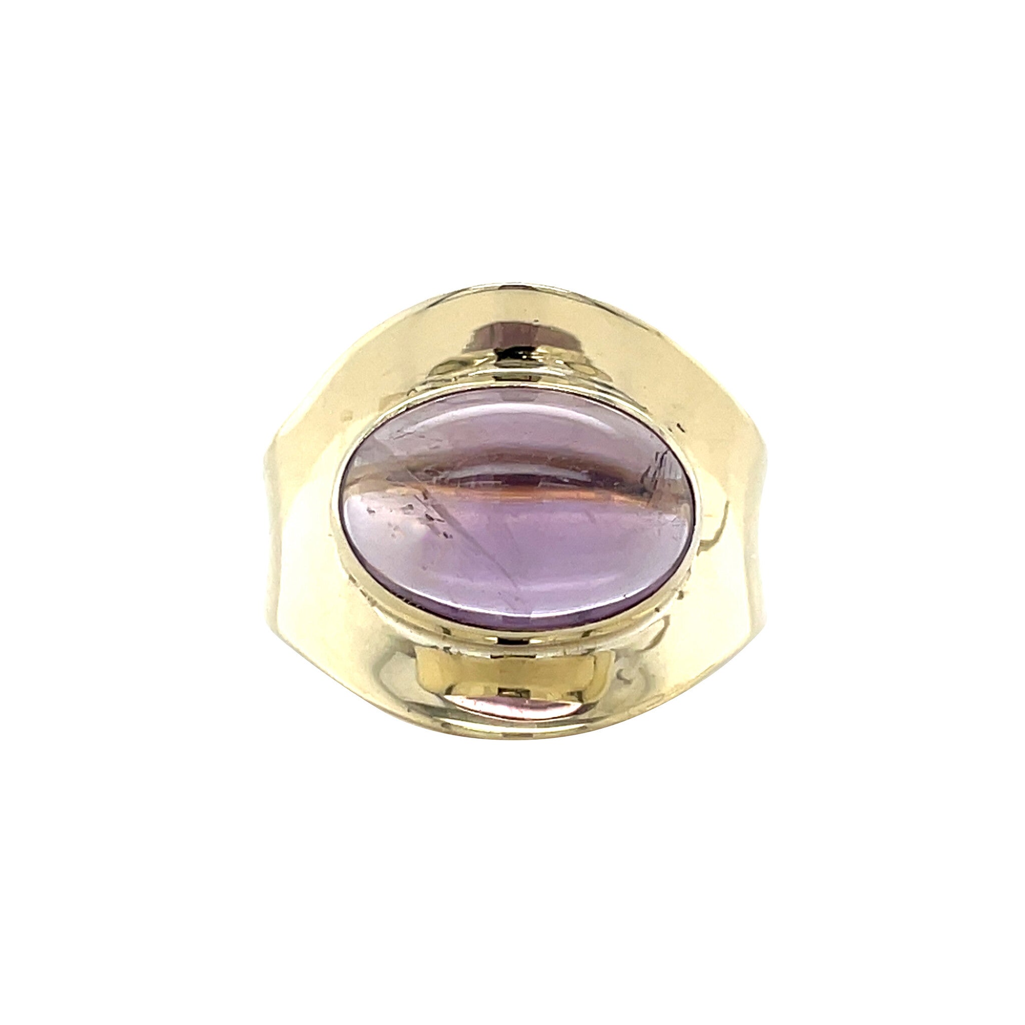 Ring with amethyst 8 karat
