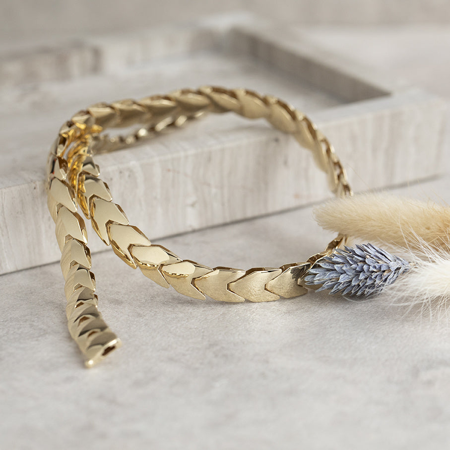 Gold choker 41.5 cm 14 karat