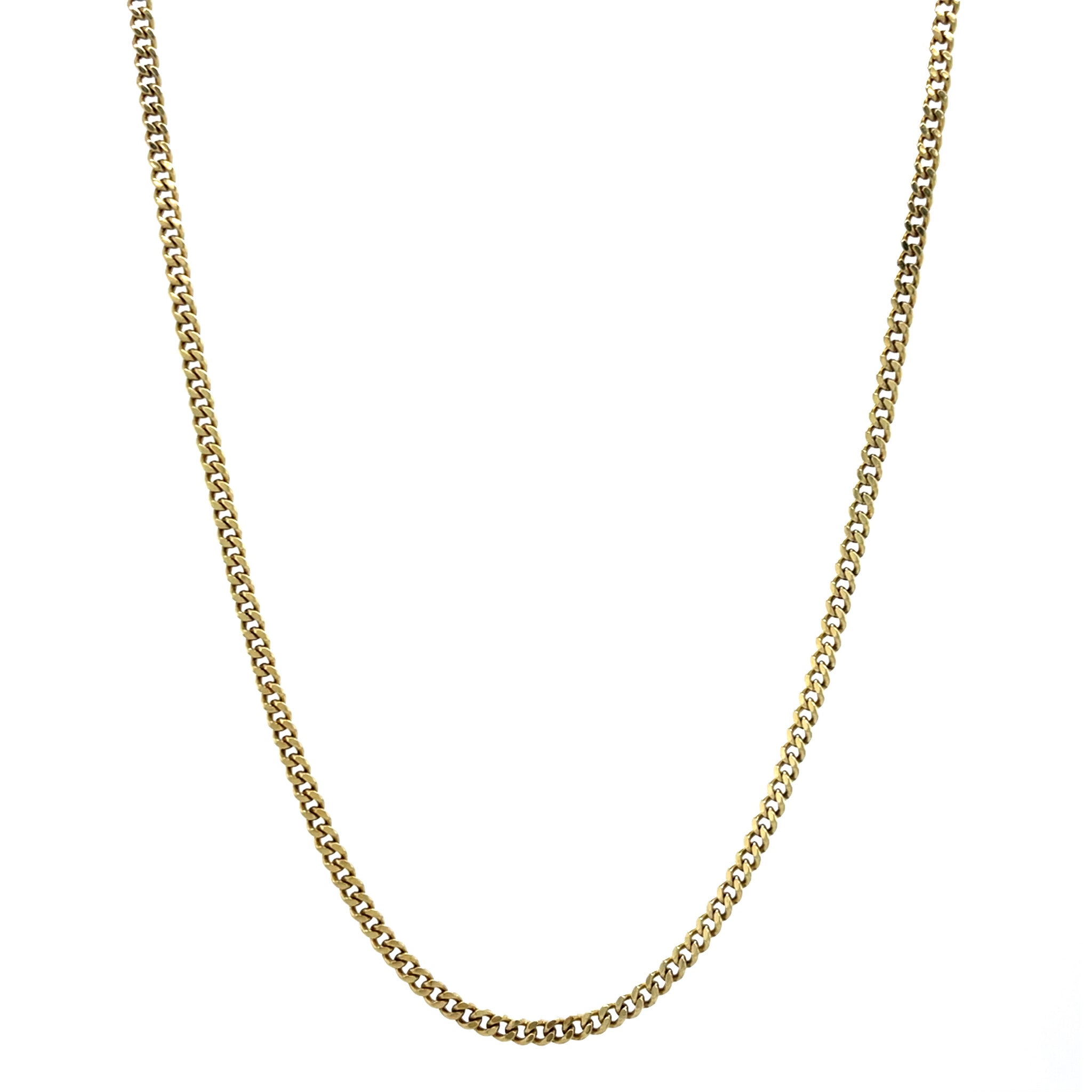 Gold length necklace gourmet 53 cm 14 karat