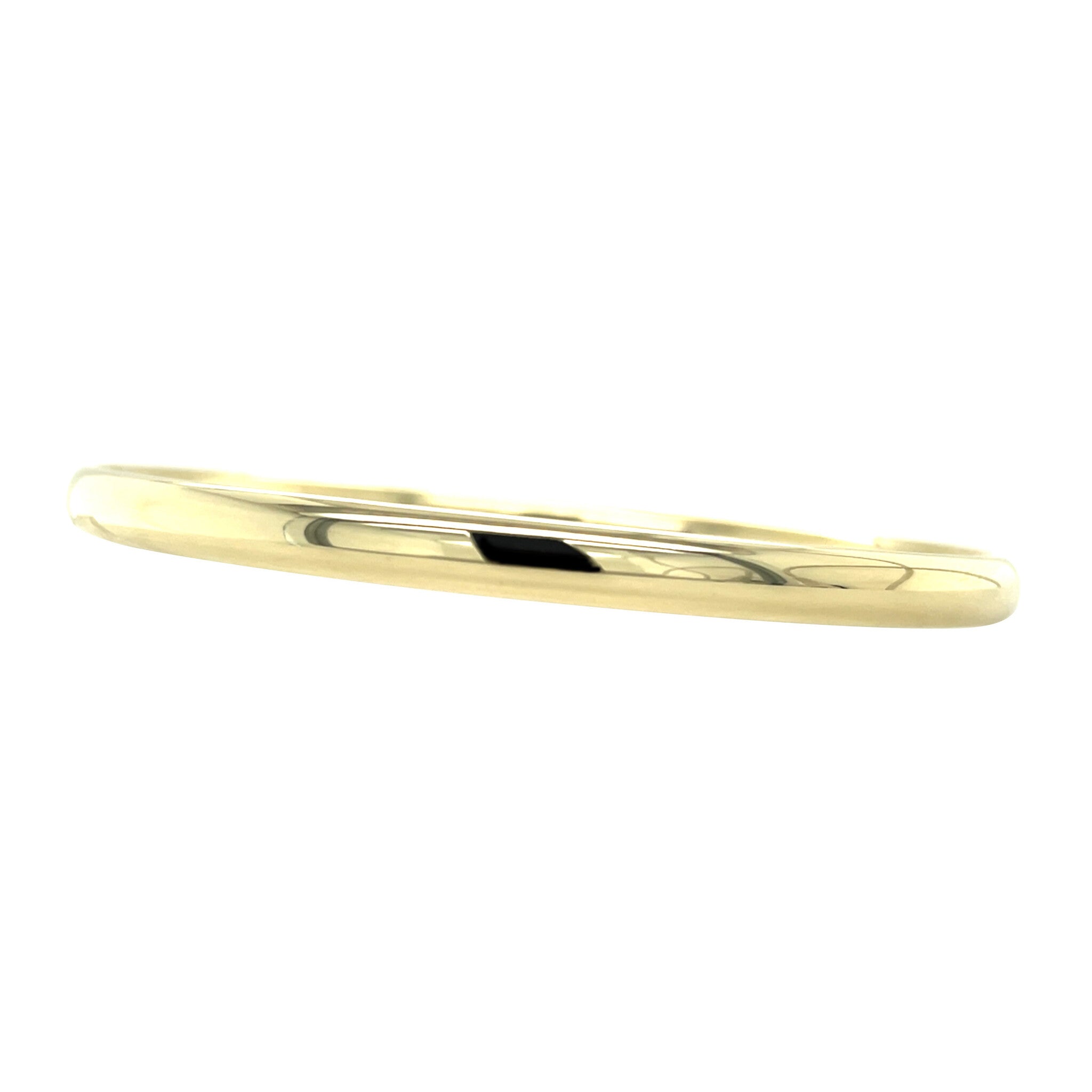 Gold smooth bangle 14 karat