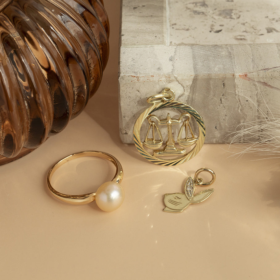 Gouden haas hanger 14 karaat