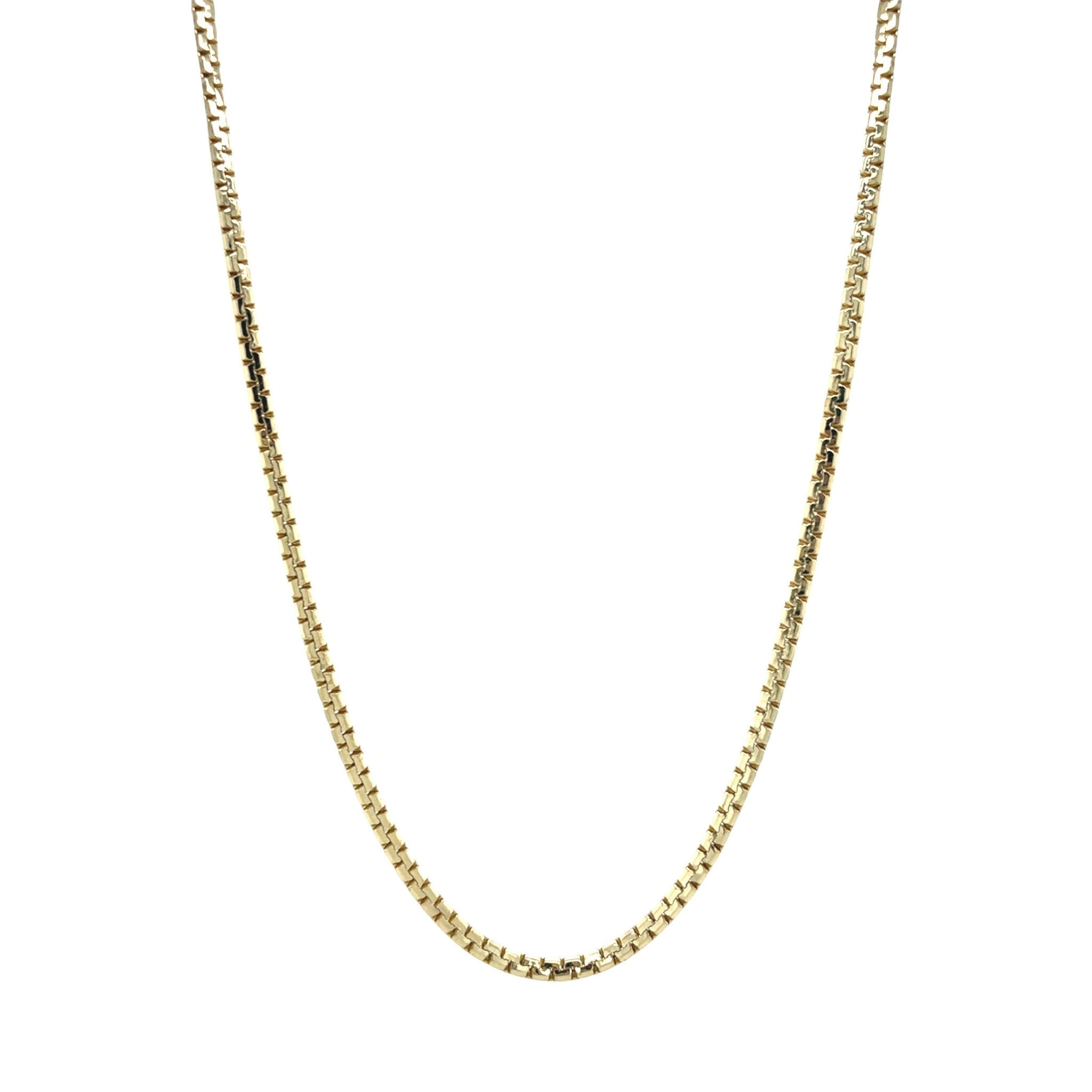 Gold fantasy necklace 70.5 cm 14 karat