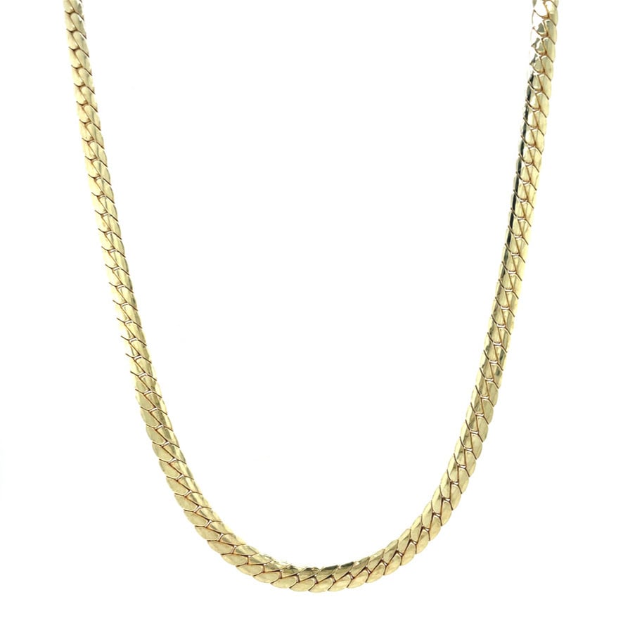 Gold choker gourmet 45 cm 14 karat