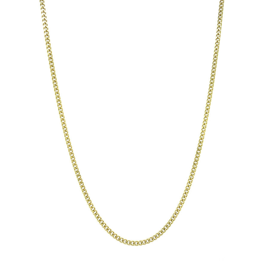 Gold gourmet necklace 71 cm 14 carat